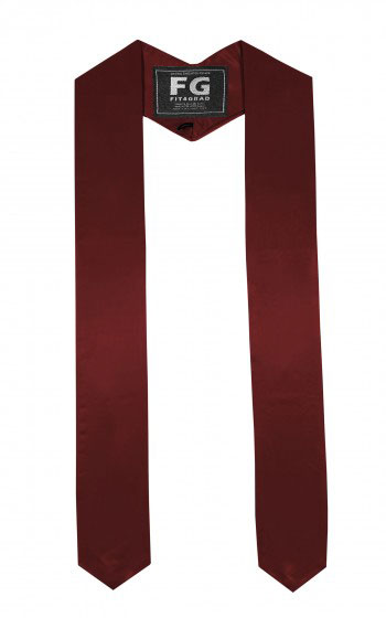 GRADUATION HONOR STOLE MAROON RED TECHNICAL & VOCATIONAL
