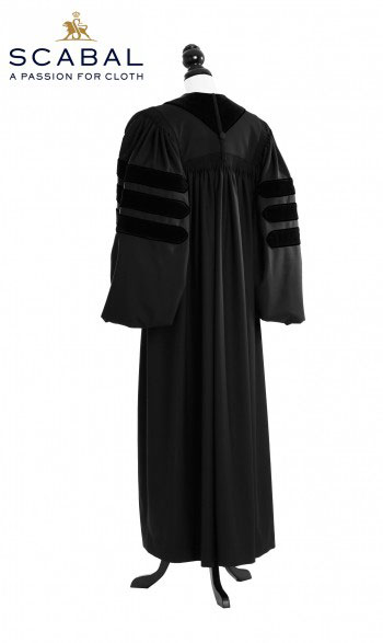 Deluxe Black Pulpit Robe - TIMELESS, SCABAL Capri Cool Wool
