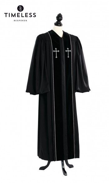 Custom John Wesley Clergy Robe - TIMELESS gold silk
