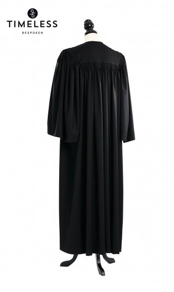 Traditional Geneva Pulpit Robe - TIMELESS silver wool
