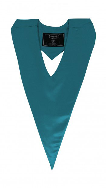 TURQUOISE MIDDLE SCHOOL JUNIOR HIGH GRADUATION HONOR V-STOLE
