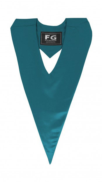 GRADUATION HONOR V-STOLE TURQUOISE TECHNICAL & VOCATIONAL