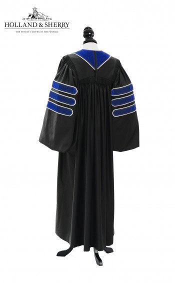 Deluxe Doctoral of Philosophy Academic Gown for faculty and Phd. - TIMELESS, HOLLAND & SHERRY Trafalgar Square