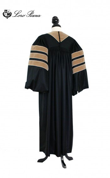 Deluxe Doctoral of Nursing Academic Gown for faculty and Ph.D. - TIMELESS, LORO PIANA Priest Cloth