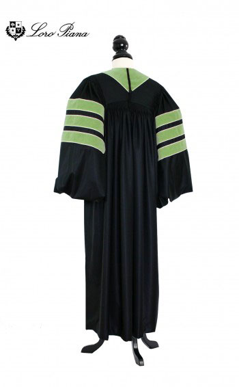 Deluxe Doctoral of Social Work Academic Gown for faculty and Ph.D. - TIMELESS, LORO PIANA Priest Cloth