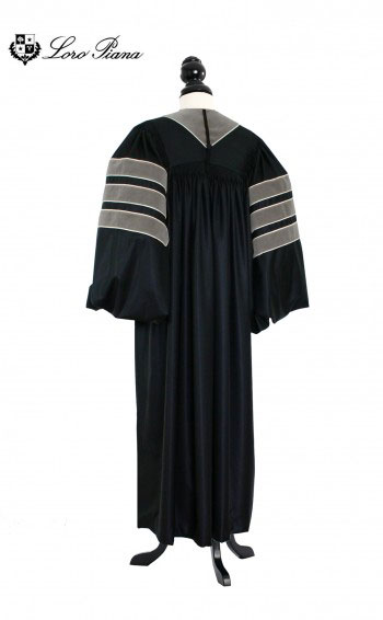 Deluxe Doctoral of Veterinary Science Academic Gown for faculty and Ph.D. - TIMELESS, LORO PIANA Priest Cloth