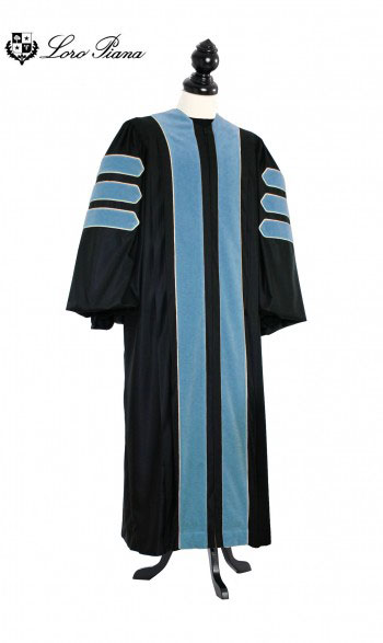 Deluxe Doctoral of Education Academic Gown for faculty and Ph.D. - TIMELESS, LORO PIANA Priest Cloth