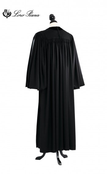 Front Velvet Geneva Clergy Robe - TIMELESS, LORO PIANA Priest Cloth