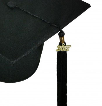 MATTE HIGH SCHOOL BLACK CAP