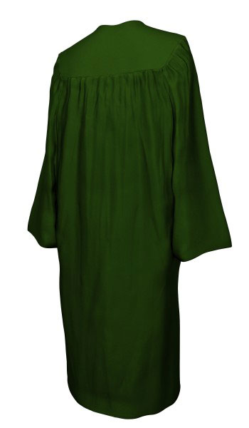 MATTE FOREST GREEN CAP, GOWN, TASSEL, DIPLOMA COVER SET