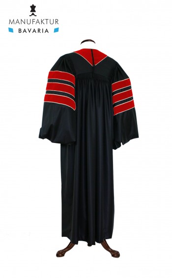 Deluxe Doctoral of Theology Academic Gown for faculty and Ph.D.  - royal regalia, men