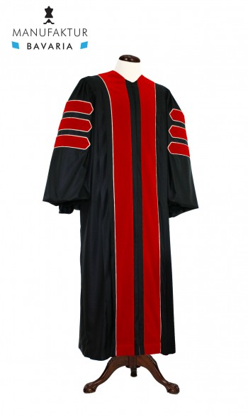 Deluxe Doctoral of Theology Academic Gown for faculty and Ph.D.  - royal regalia, men
