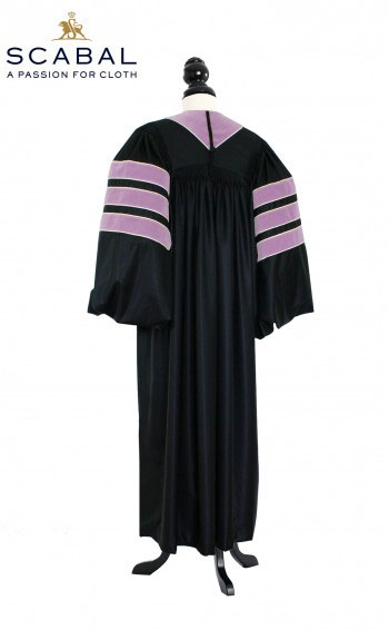 Deluxe Doctoral of Music Academic Gown for faculty and Ph.D. - TIMELESS, SCABAL Capri Cool Wool