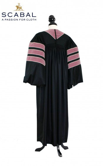 Deluxe Doctoral of Public Health Academic Gown for faculty and Ph.D. - TIMELESS, SCABAL Capri Cool Wool