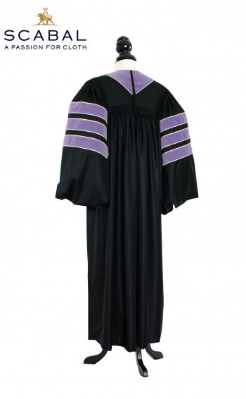 Deluxe Doctoral of Law Academic Gown for faculty and Ph.D. - TIMELESS, SCABAL Capri Cool Wool