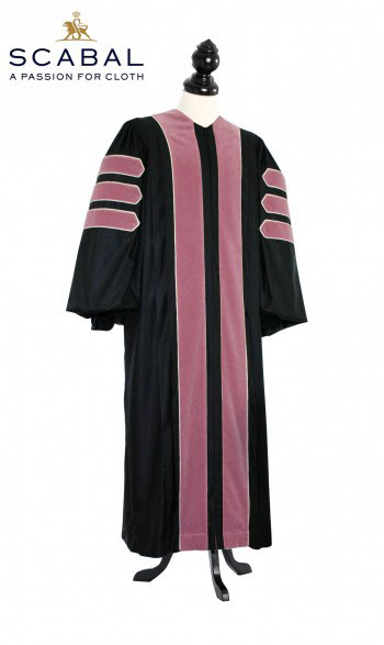 Deluxe Doctoral of Public Health Academic Gown for faculty and Ph.D. - TIMELESS, SCABAL Capri Cool Wool