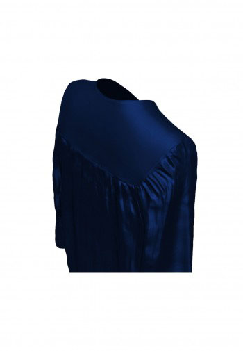SHINY NAVY BLUE CAP, GOWN, TASSEL, DIPLOMA COVER SET