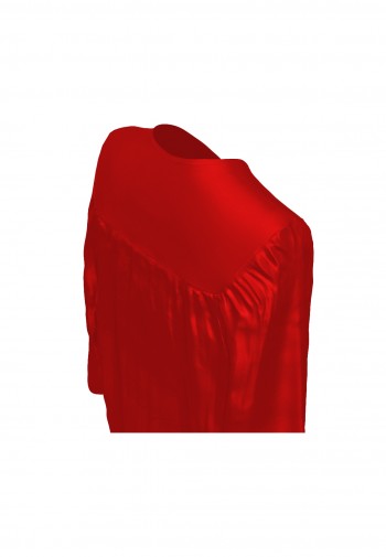 SHINY RED CAP & GOWN MIDDLE SCHOOL JUNIOR HIGH GRADUATION SET
