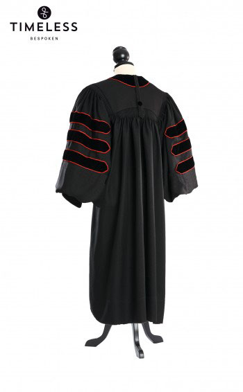 Dr. of Divinity Pulpit Robe - TIMELESS silver wool