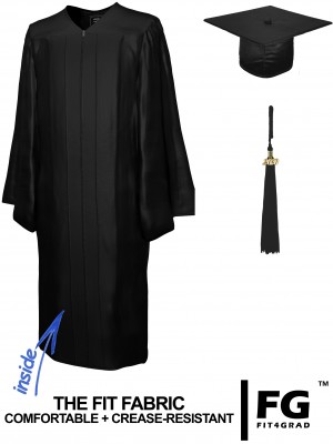 College Fashion Graduation Cap Gown Tassel Year Charm, Set Shiny