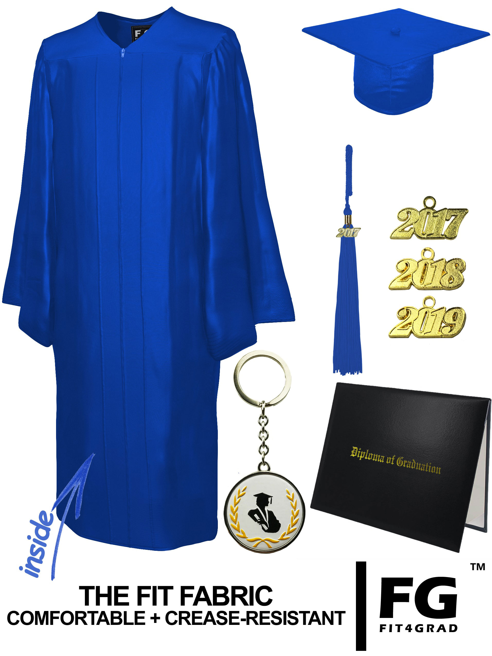 Kelly Green Graduation Cap, Gown and Tassel as low as $20.95 from  GraduationProduct1.com