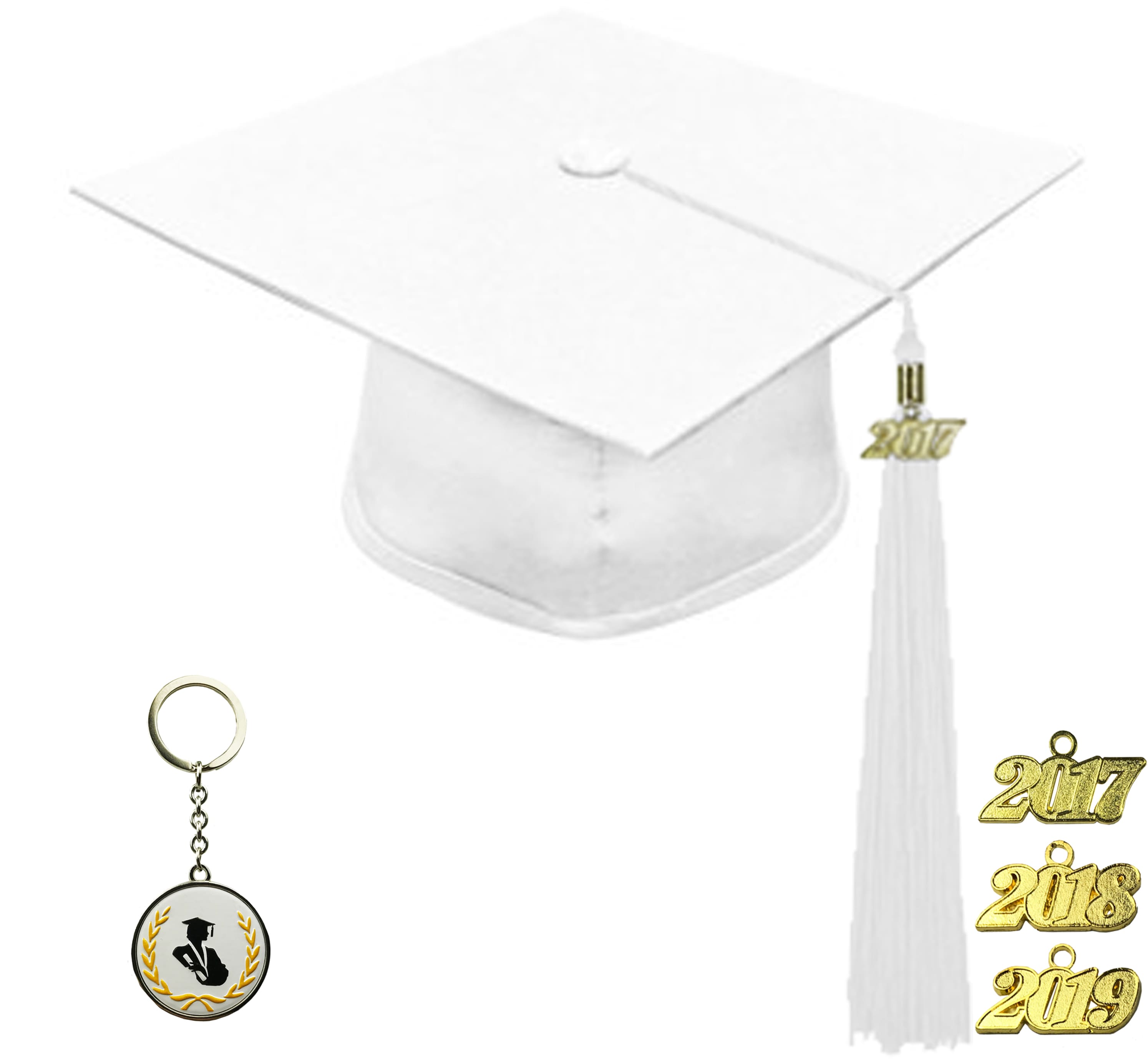 Matte Gold Elementary Graduation Cap with Tassel